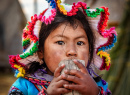 Young Peruvian Girl, Lake Titicaca